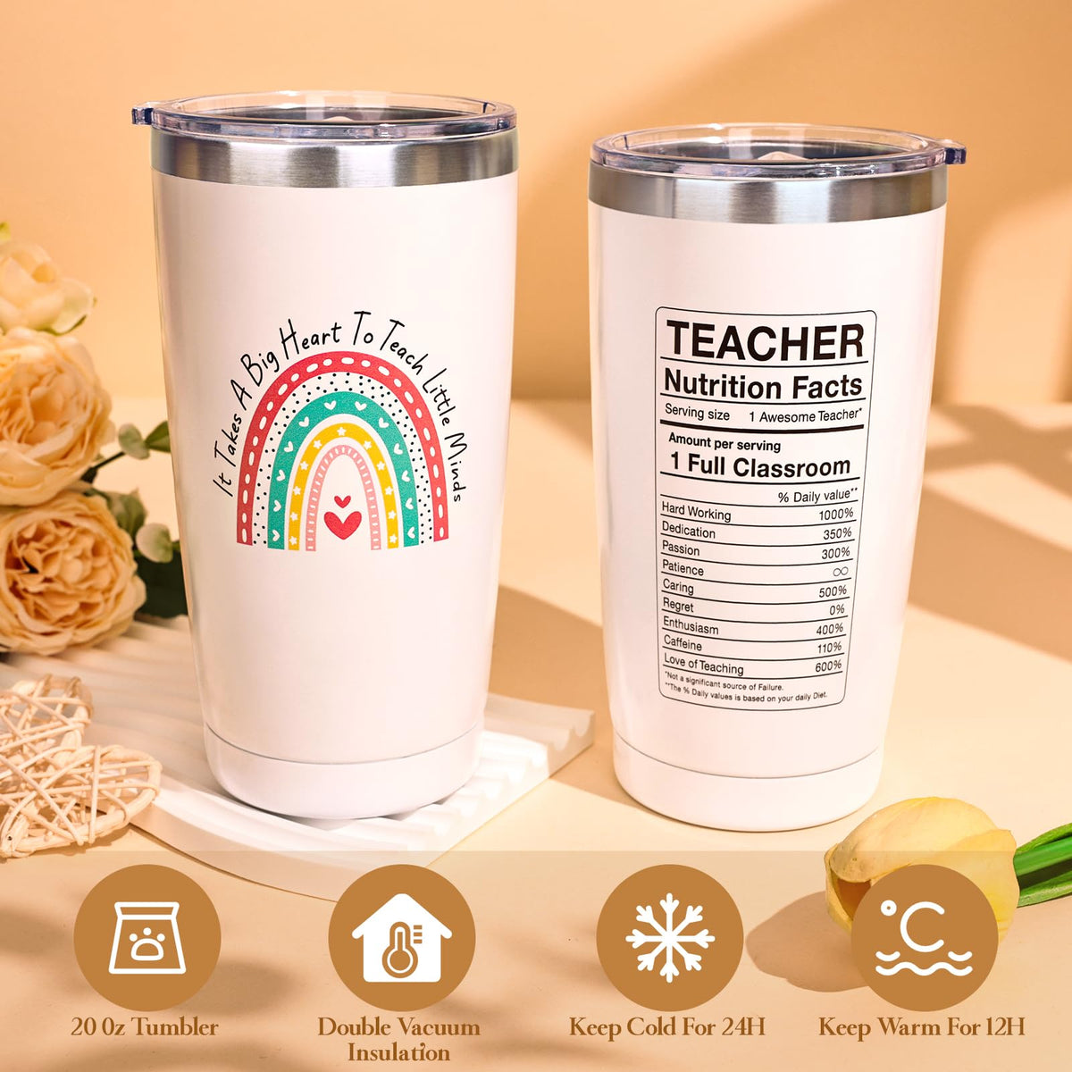 Oralaqua scented candle creates a calming ambiance after class.
