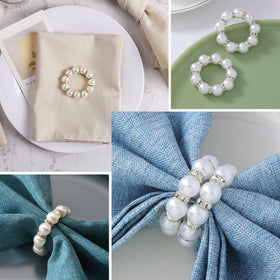 Orbflair elastic napkin rings demonstrated for quick, effortless table setup
