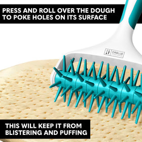 Orblue ergonomic handle provides comfortable control during use.
