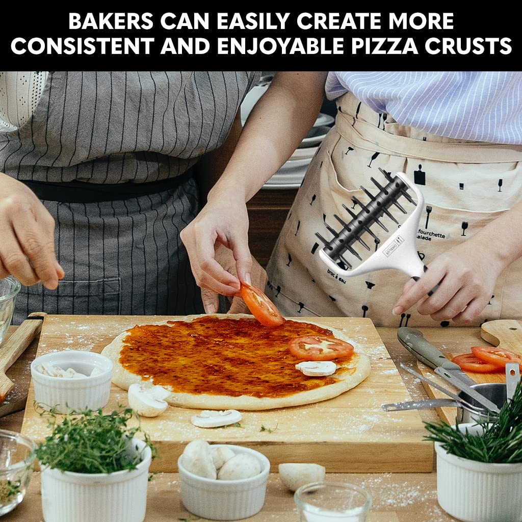 Orblue pizza dough docker roller non-odor plastic preserves flavor.