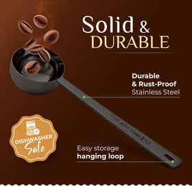 Orblue premium coffee scoop 2tbsp with ample capacity for brewing accuracy