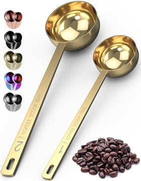 Orblue premium coffee scoop set 1tbsp shown for precise measurement