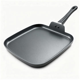 ORBxYoo nonstick square griddle pan for pancakes with even heat across the surface