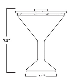 ORCA Tini double-walled insulation maintains beverage temperature for hours