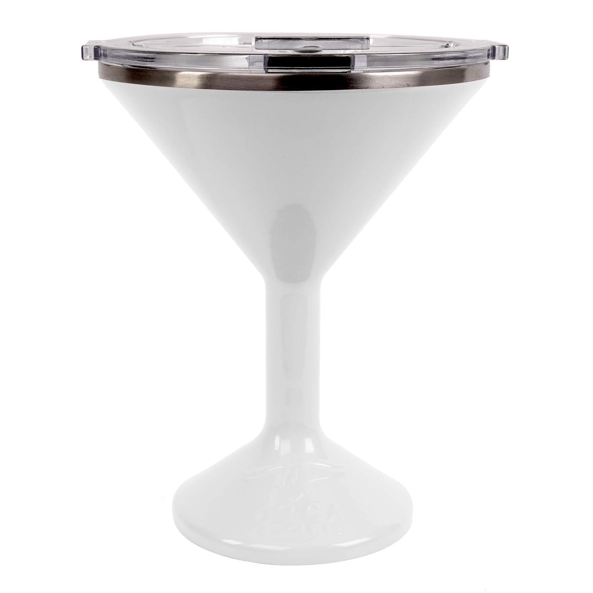ORCA Tini front view in stainless steel prevents condensation while keeping drinks cold