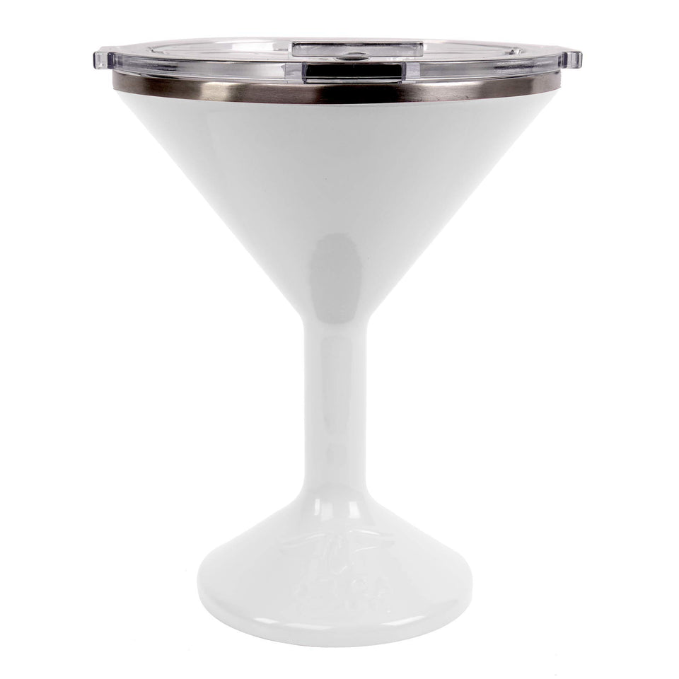 ORCA Tini front view in stainless steel prevents condensation while keeping drinks cold