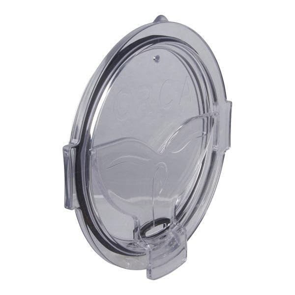 ORCA Tini whale-tail lid demonstrates flip-top portability for outdoor use