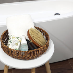 ORDELITE home-organization-basket helps tidy essentials with style.