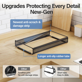 ORDORA 2-in-1 storage design that can split into two sections for two zones.