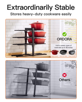 ORDORA cabinet-space-saving solution helps declutter counters and streamline kitchen workflows.