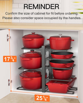 ORDORA heavy-duty eagle hook close-up showing secure storage for heavy pans.