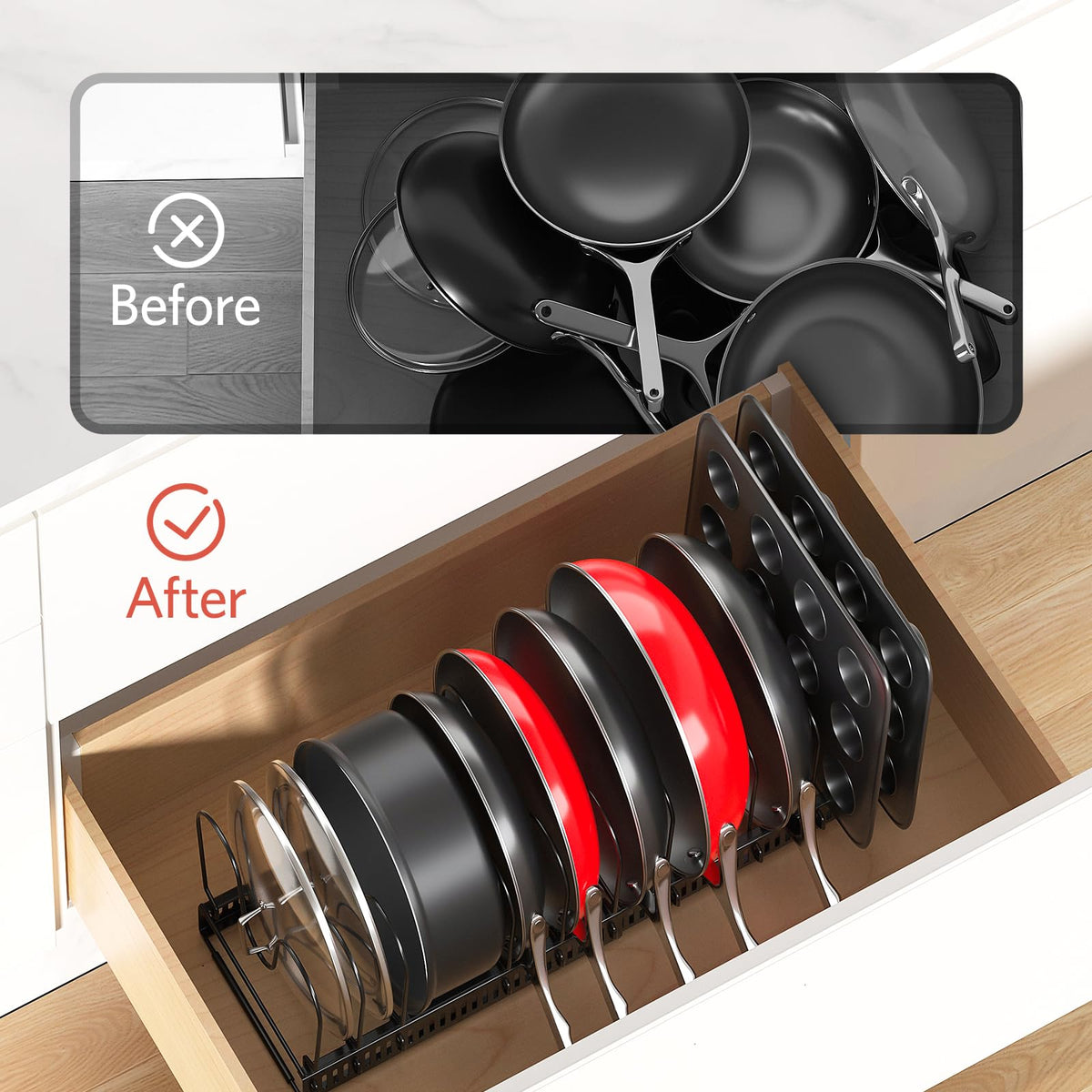 ORDORA no-tools assembly for quick setup.