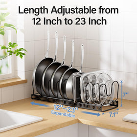 ORDORA non-slip silicone guards protect cookware finishes during use.