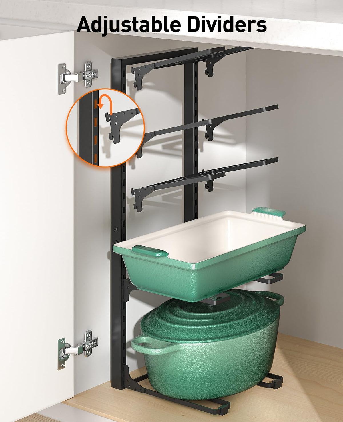 ORDORA two-way DIY fit adapts to cabinet or countertop layouts.