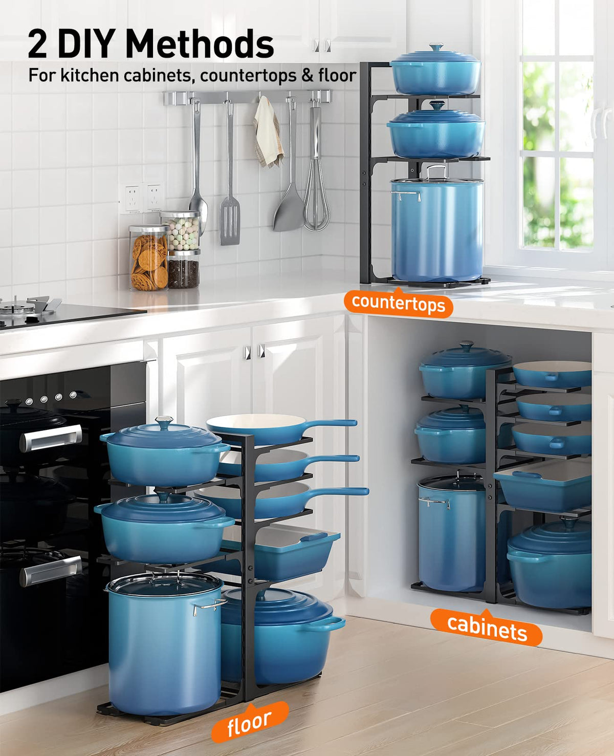 ORDORA vertical-orientation uses two-way setup for flexible cabinet placement