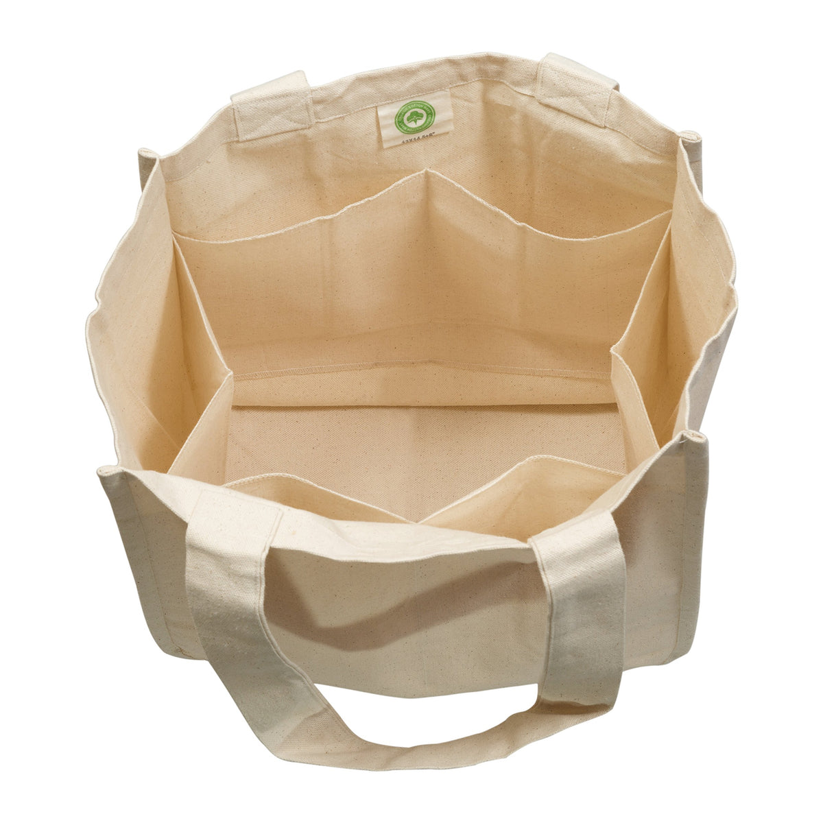 Organic Cotton Mart large size tote fits bulk groceries and books