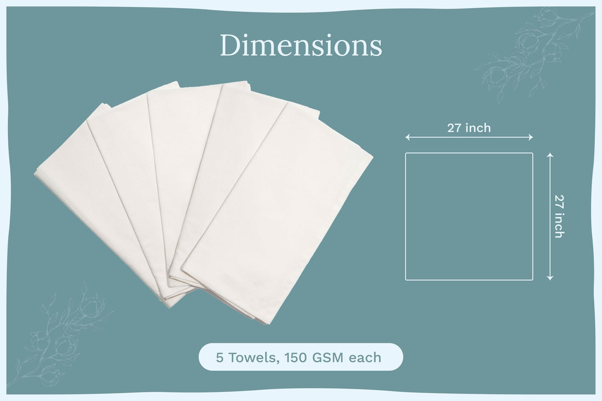 Organic Cotton Mart bread dough cover towel helps keep dough moist