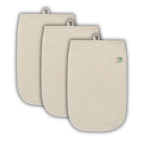 Organic Cotton Mart cold brew bags in large open pack, reusable for mason jars