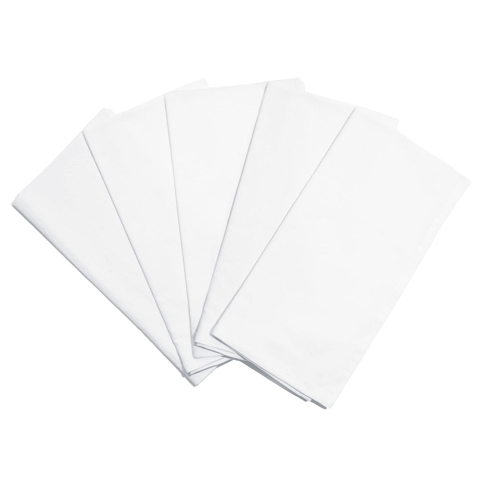 Organic Cotton Mart flour sack towel ready for embroidery and customization