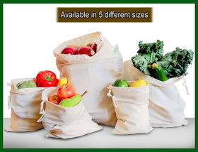 Organic Cotton Mart pantry storage bag keeps bulk produce organized.
