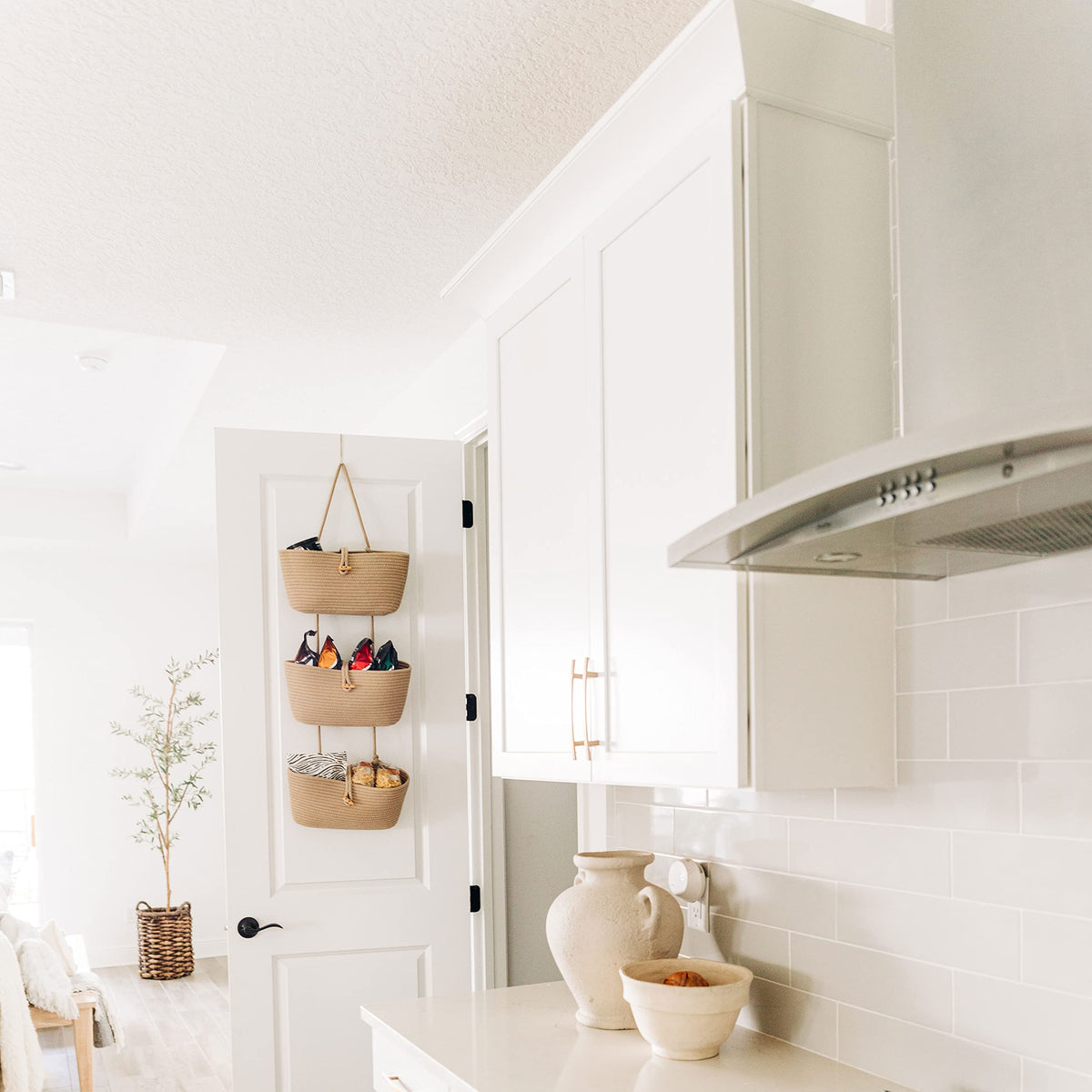 OrganiHaus deeper storage baskets support daily organization.