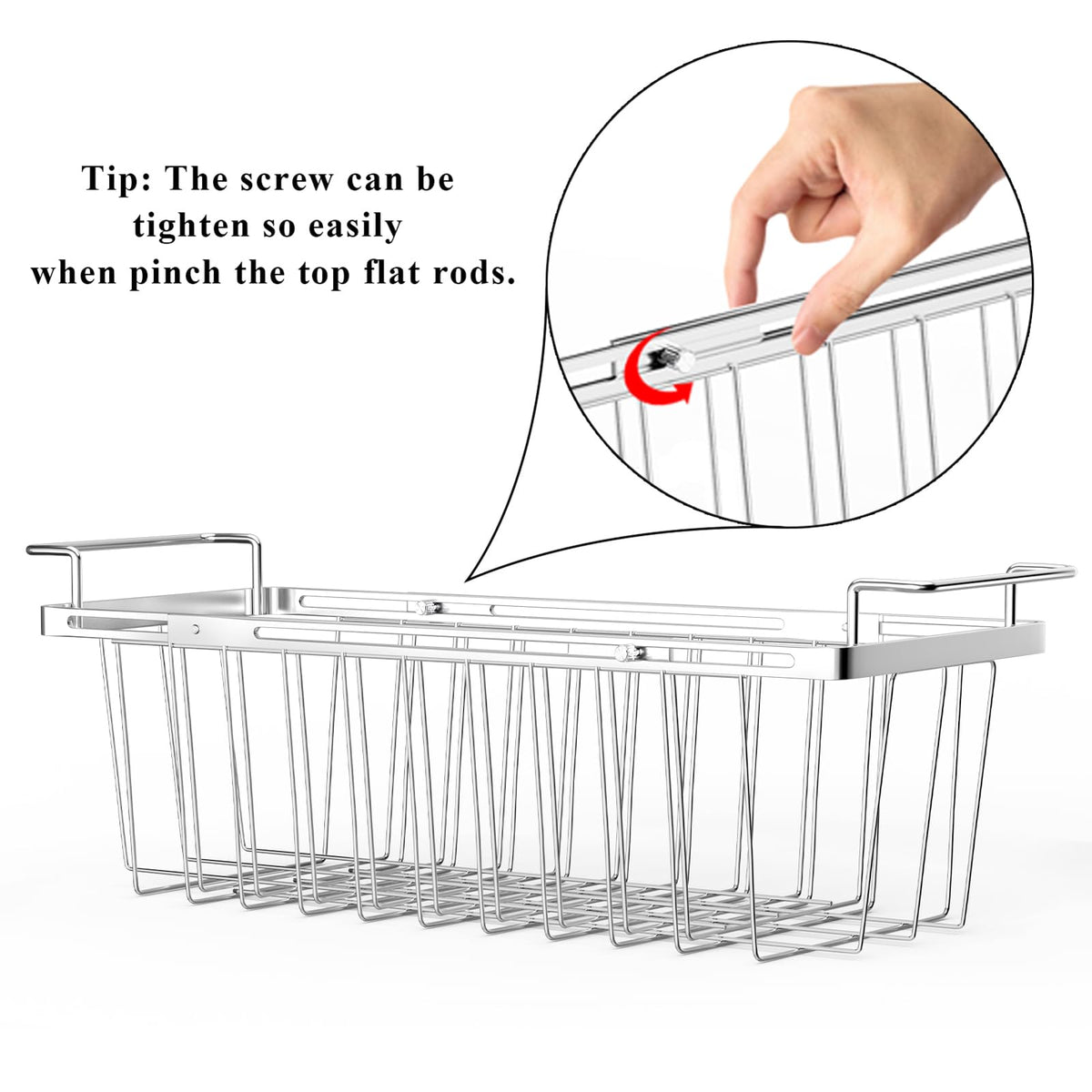 Orgneas freezer basket is easy to wipe clean with a damp cloth.