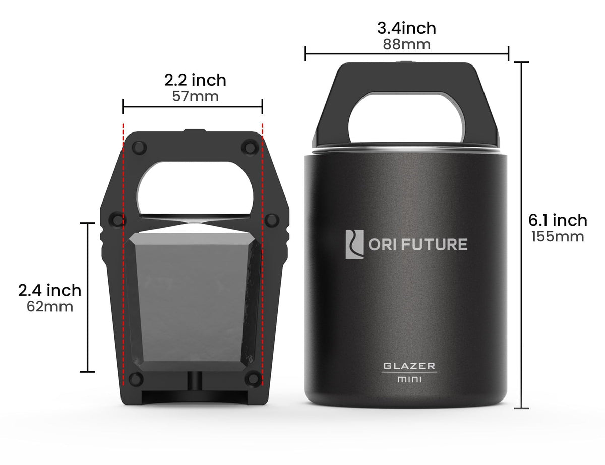 ORI Future GLAZER mini BPA-free silicone mold for safe ice release