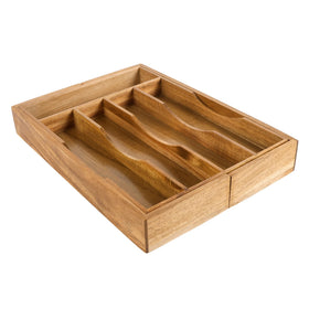 oridom expandable organizer in a drawer with 5 to 7 compartments