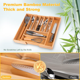 Open 9-slot layout demonstrates versatile storage for kitchen and office items