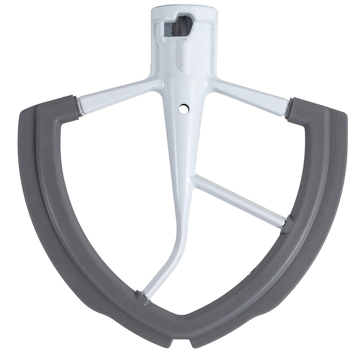 ORIEMARS Flex Edge Beater easy to clean silicone edge reduces batter buildup.