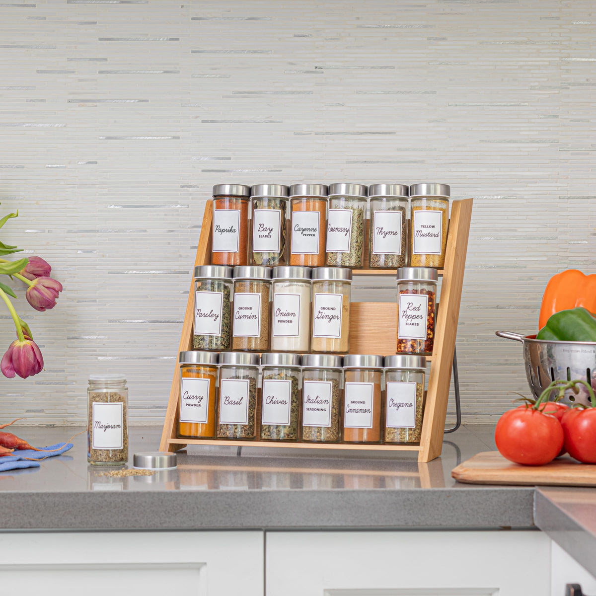 Orii 18-spice set included for immediate kitchen setup