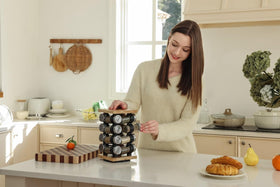Orii glass jars with airtight seals preserve spice potency longer