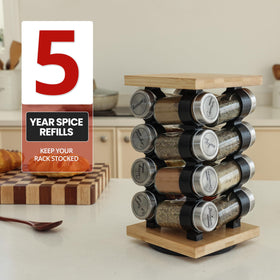 Orii minimalist wooden rack complements a modern kitchen aesthetic