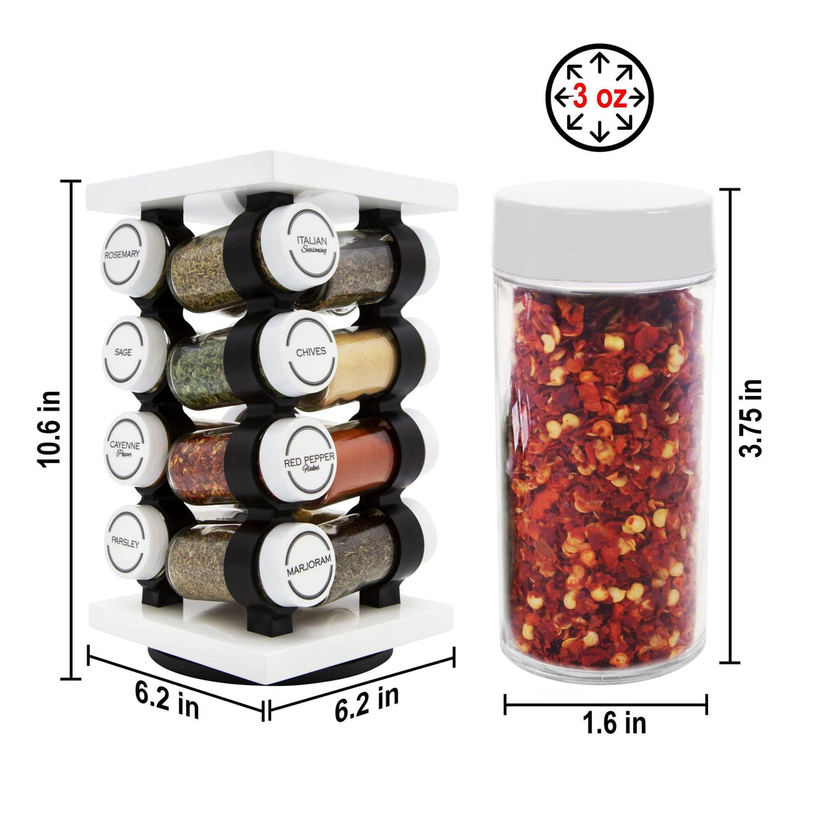 Close-up of included spices in the Orii bundle for quick flavoring.