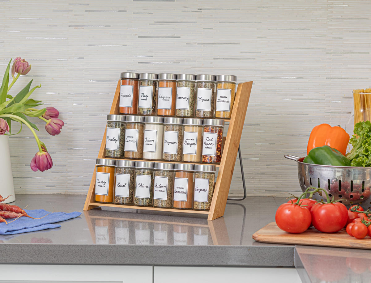 Orii waterproof labels help quick spice identification at a glance