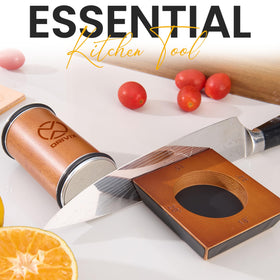 Orivix leather strop in a sharpening kit for burr-free polish