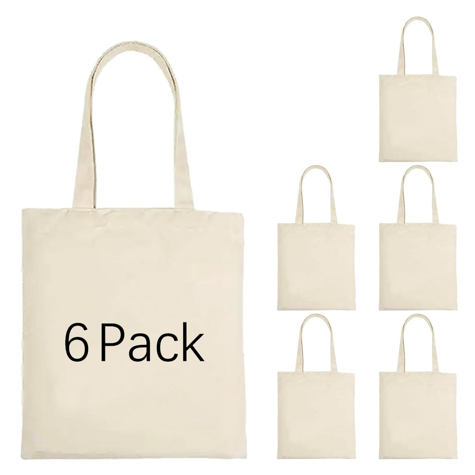 ORJ sublimation blank canvas bag front view, ready for custom designs.