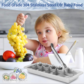 ORKBE easy-release-handle ice tray for quick cube release