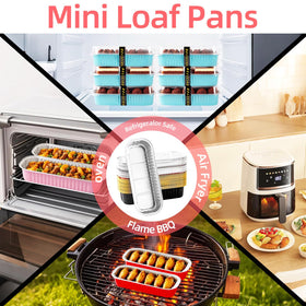 Disposable aluminum foil pans by Orlashop designed for quick cleanup after holidays.