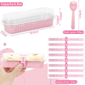 Orlashop thick aluminum mini pans for even baking and simple cleanup.