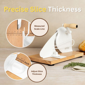 orlia bread slicer compact design fits small kitchens
