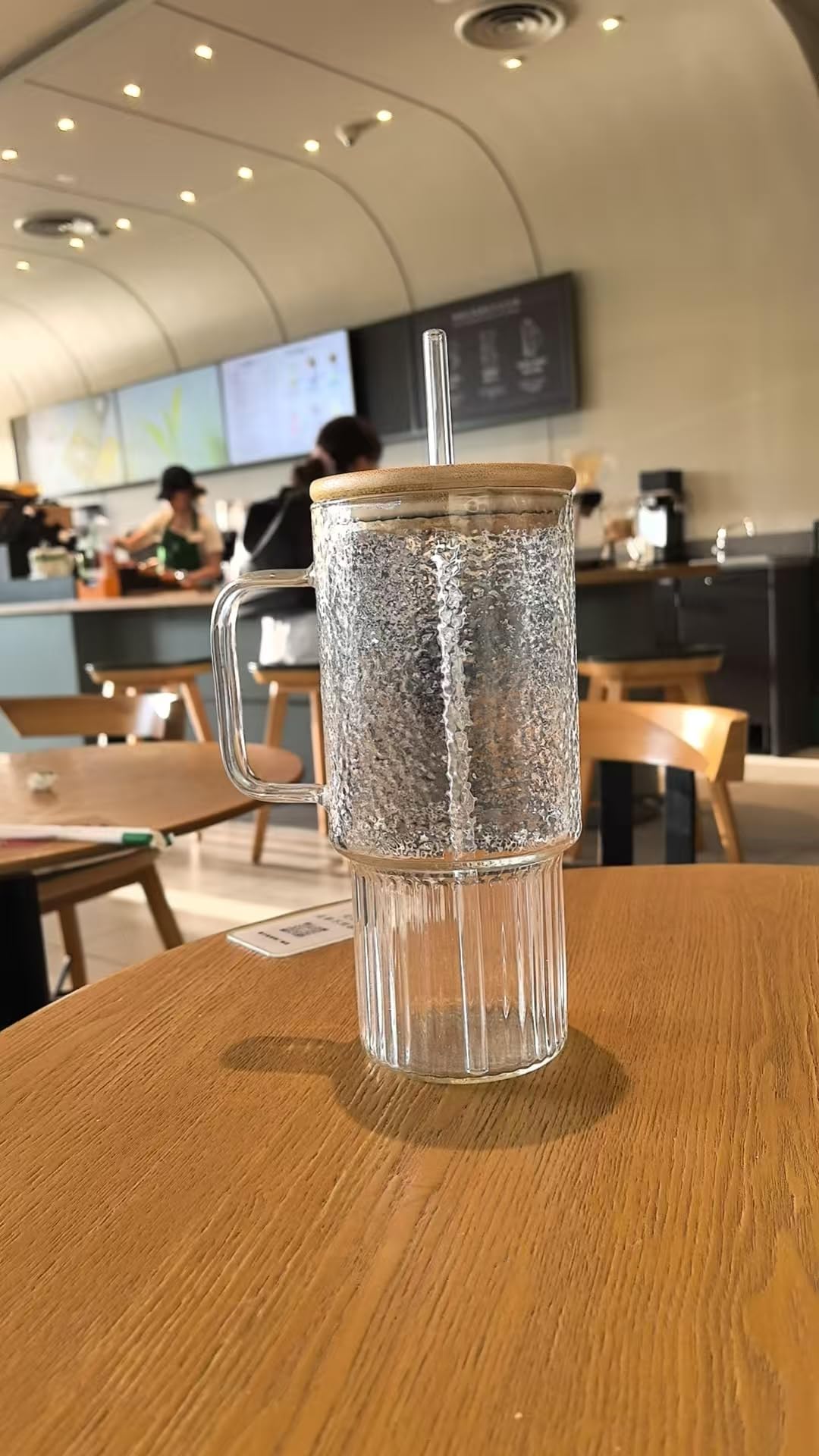 Oroklis glass tumbler makes a thoughtful gift for beverage lovers.