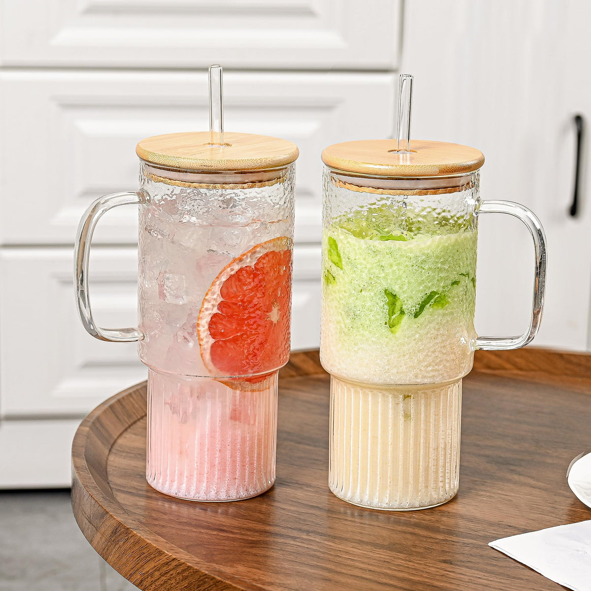 Oroklis reusable glass straw reduces waste during daily sipping.