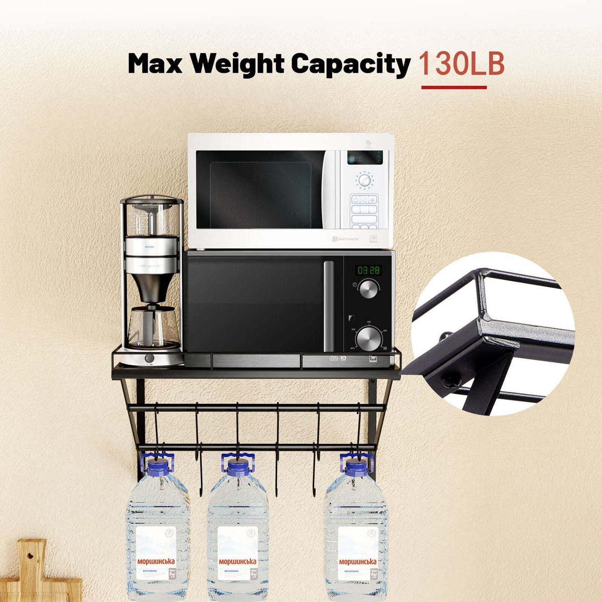 OROPY 14-hook system offers flexible hanging and quick access