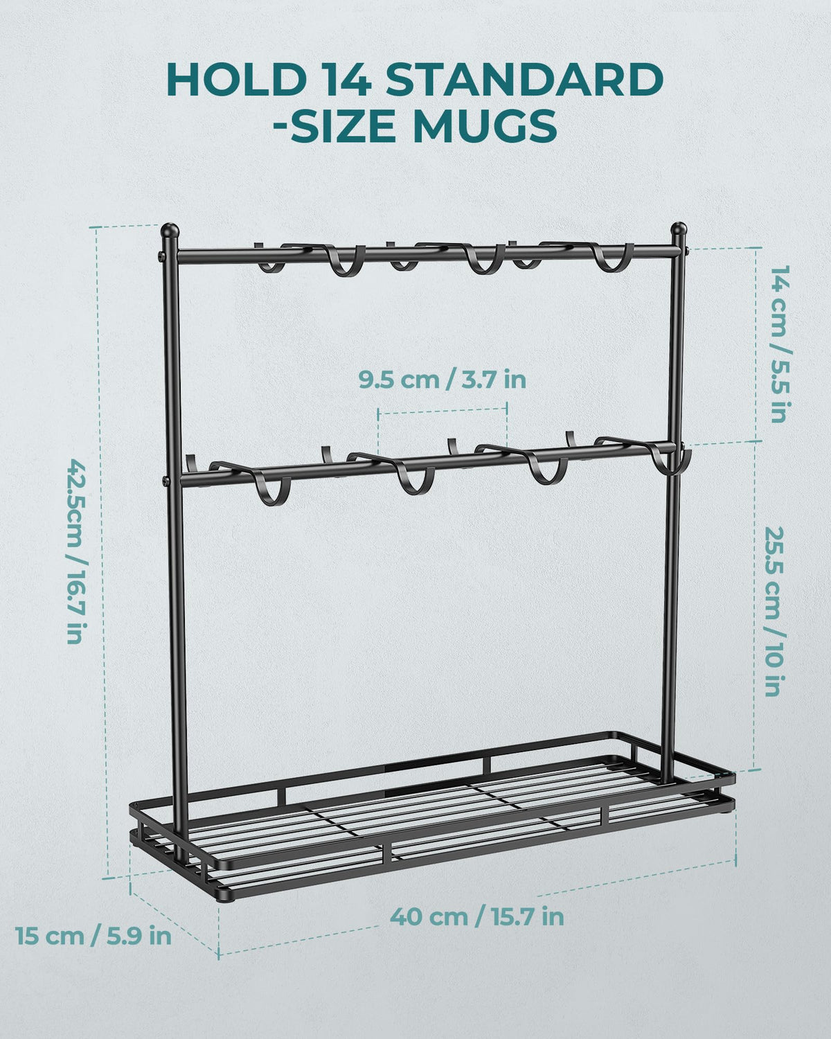 OROPY countertop display helps quick access to favorite mugs