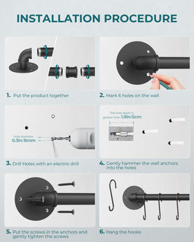 OROPY easy installation with screws and clear instructions for quick setup