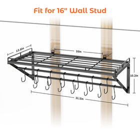 OROPY flexible installation allows above or below shelf mounting