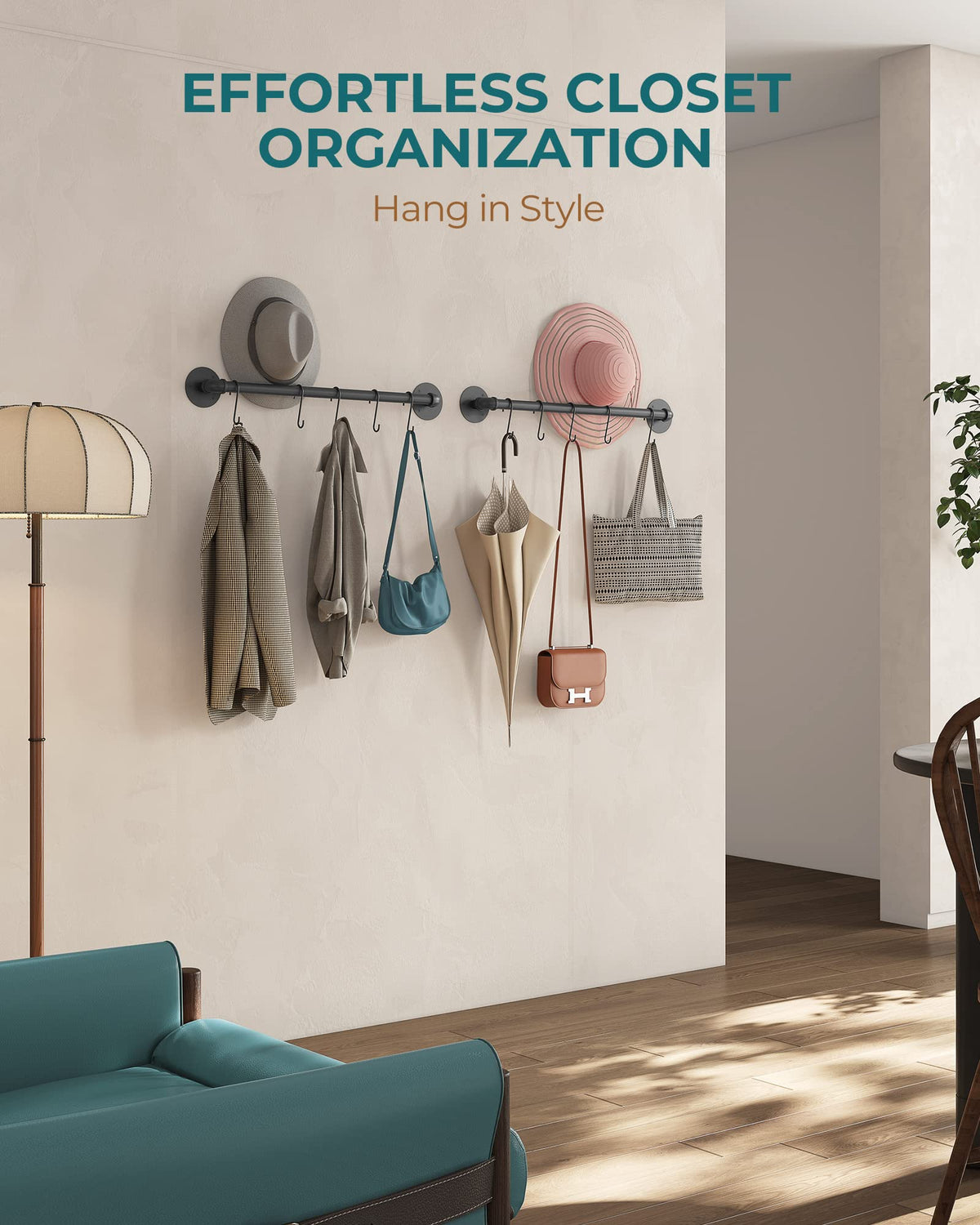 OROPY space-saving kitchen organizer frees counter space for prep work.