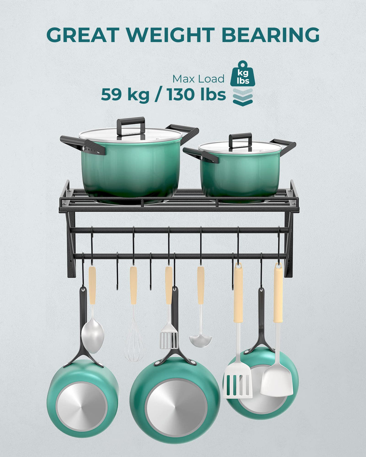 OROPY powder-coated iron finish provides durable, rust-resistant style