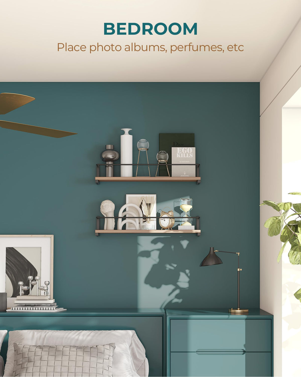 OROPY rustic design enhances storage while keeping items accessible